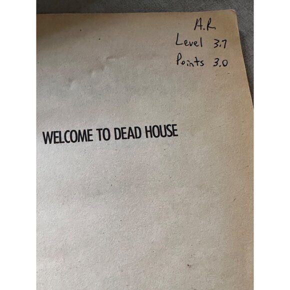 Goosebumps R.L. Stine Welcome to Dead House 1st Edition 2nd Printing READ - Picture 10 of 10